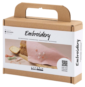 Creativ Company DIY Broderi Kit servett, nybörjare