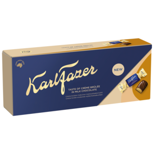 Karl Fazer Creme Brulee chokladpraliner, 228 gram