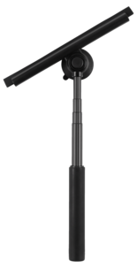 Duschskrapa med skaft, silikon, längd 23-84 cm