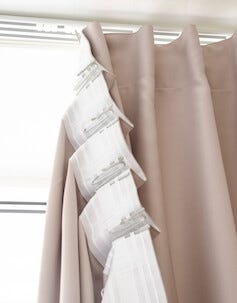 Fingerkrok gardin, gardinkrok hög fattning, 10-pack 