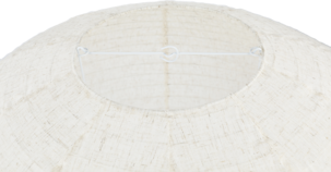 Northlight Ebba lampskärm till taklampa, linne, vit