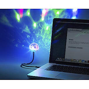 Discolampa med USB, Ion Party Ball