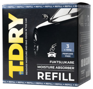 Täyttöpakkaus kosteudenpoistajaan T.Dry Perfume Free, 3 kpl