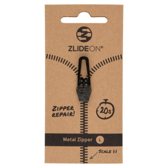 Zlideon Metal Zipper L dragkedja, metall