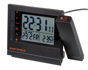 Radiokontrollerad projektorklocka