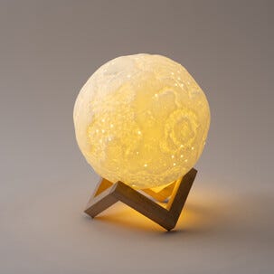 Tor månelampe porselen hvit, 21 cm, Northlight