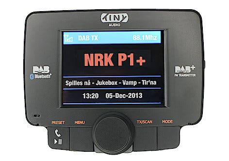 Tiny Audio C3 DAB+/FM-biladapter 