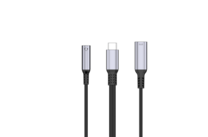Exibel audio- och laddningsadapter USB-C 3,5 mm, 100 W