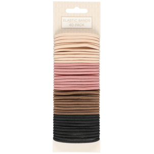 Hårsnoddar tunna 40-pack