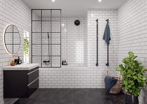 Pax Calima badrumsfläkt fuktstyrd, för vägg och tak