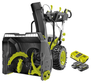 Ryobi batteridrevet snøfreser RY36STX61A-260F, 2-trinns