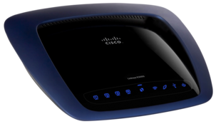 Trådlös router Linksys E3000 med dual band 300 Mbps