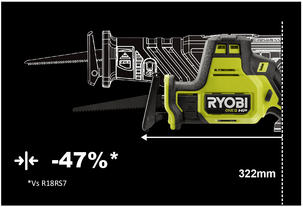 Ryobi tigersåg RRS18C-0 One+ HP, batteridriven