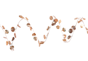 Girlang med pumpor till halloween