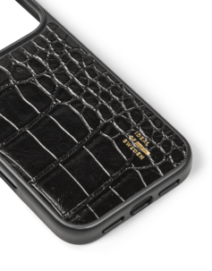 Ideal of Sweden Black Croco iPhone 18 Pro / iPhone 17 Pro  mobilskal, svart
