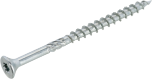 Träskruv försänkt, delgängad T 