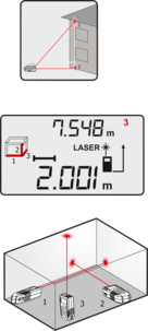 Laseravståndsmätare Cocraft 40 m