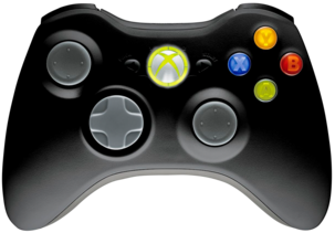 Trådlös handkontroll för PC och Xbox 360, Microsoft