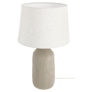Linnea bordslampa keramik blommönster, 50 cm, Northlight 