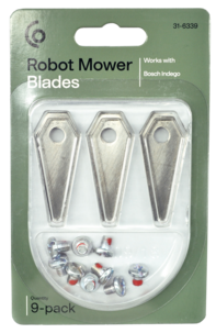 Knivar till robotgräsklippare Bosch Indego, 9-pack