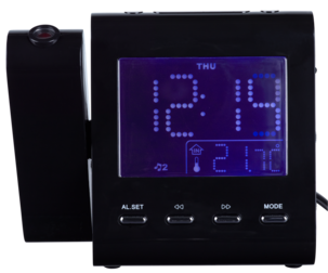 Radiokontrollerad projektorklocka