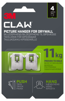 3M Claw tavelkrok för gipsvägg, 11 kg