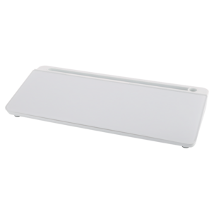 Skrivbordsställ med whiteboard i glas, 40 cm