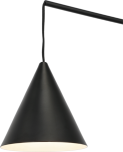 Northlight Vide, vägglampa med arm, svart