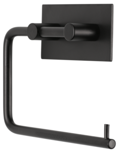 WC-paperiteline, teippikiinnitys, musta