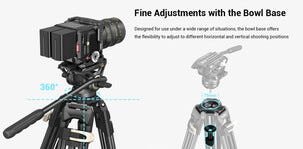 SmallRig AD-01 videostativ med Fluid Head