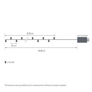 Ljusslinga Deco LED Northlight