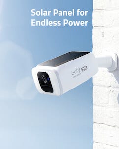 Eufy SoloCam S40 övervakningskamera, solcell och spotlight