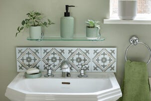 D-C-Fix självhäftande väggplattor 15,25 x 15,25 cm, 6-pack