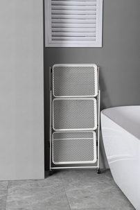 Trillevogn med skuffer til bad og kjøkken, sammenleggbar