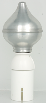 Flaggstångskula, silver