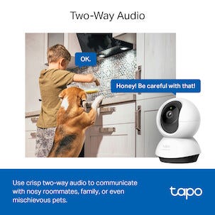 TP-Link Tapo C220 2K AI övervakningskamera inomhus