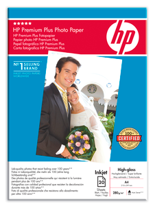 HP Premium+ Photo Paper Glossy, A4 blekkskriverpapir