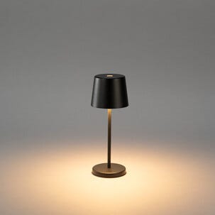 Konstsmide Vence bordlampe med USB-lading