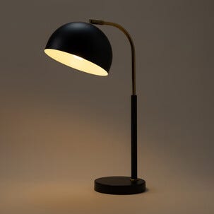 Elton Pöytävalaisin kallistettava varjostin musta, 52,5 cm, Northlight 