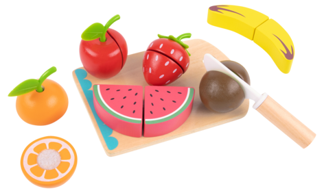 Lekefrukter i tre, 17 deler, fra 3 år