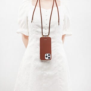 Anmiki Crossbody Phone Case iPhone 15 Pro mobilskal med axelrem