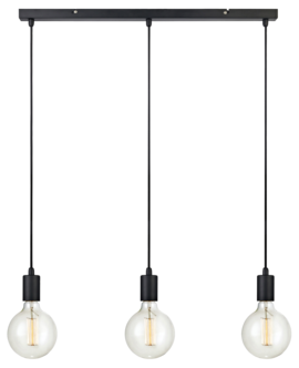 Markslöjd Sky rett taklampe svart, 68 cm