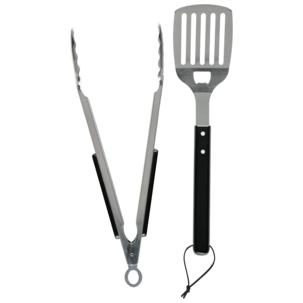 Grillverktyg set 2 delar, rostfritt stål