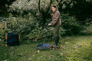 Fiskars OneClick lövräfsa plast, stor