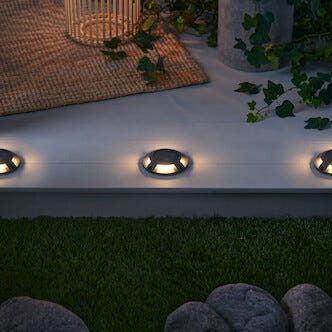 Decklight solcell Northlight 12 cm, 1-pack