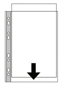 Plastficka A3 Esselte, 50-pack