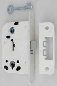 Låshus för innerdörr