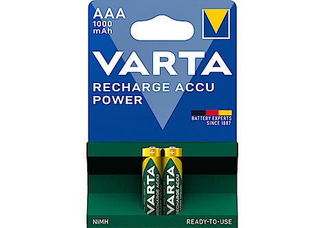 Ladattava akku AAA/HR03 1000 mAh VARTA Power