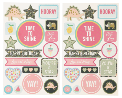 Selvheftende gaveetiketter, 2 ark FSC