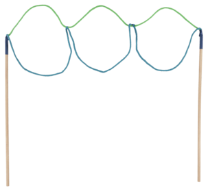 Såpbubbelpinnar 3 bubblor, från 3 år
